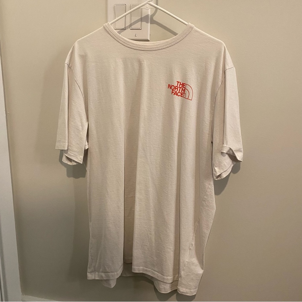 The North Face Minimalist Mountain Cream Tee
